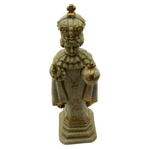 VOLCANIC Ash Mt PINATUBO Religious Statue 7.5" Handmade Eruption Victims 1990s - Picture 9 of 10